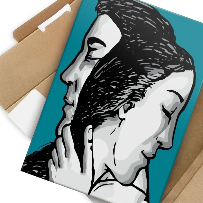 Plakat metalowy Wtuleni w siebie Prezent